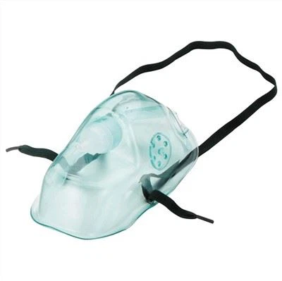 Syrgasmask för engångsbruk med slang för vuxen