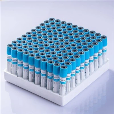 Vacuum Blood Collection Pt Tube Blue, Natriumcitrat 1: 9