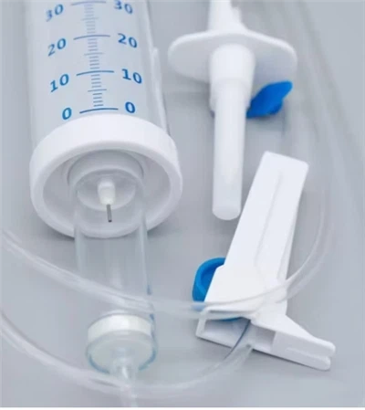 Engångs IV -infusion med burett